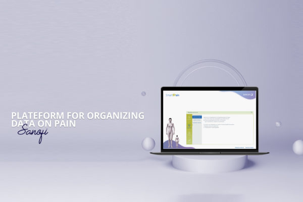 Plateform for organizing data on pain
