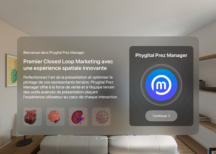 Prez Manager : Première application Vision Pro de Pixels Health